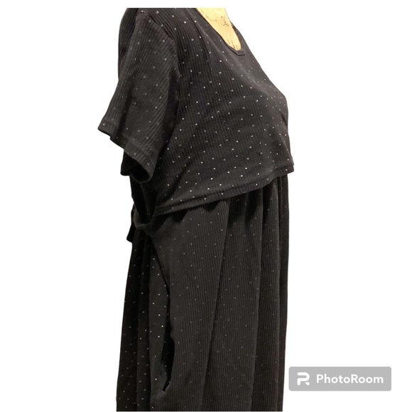 Samaya Maternity breastfeeding dress, Maxi dress, XL, Black, India - Picture 3 of 6